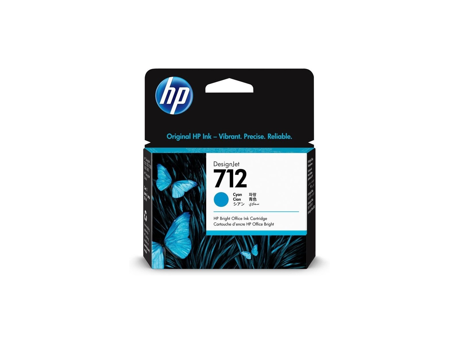 3ED67A HP 712 29-ml Cyan DesignJet Ink Cartridge 3ED67A HP 712 29-ml Cyan DesignJet Ink Cartridge