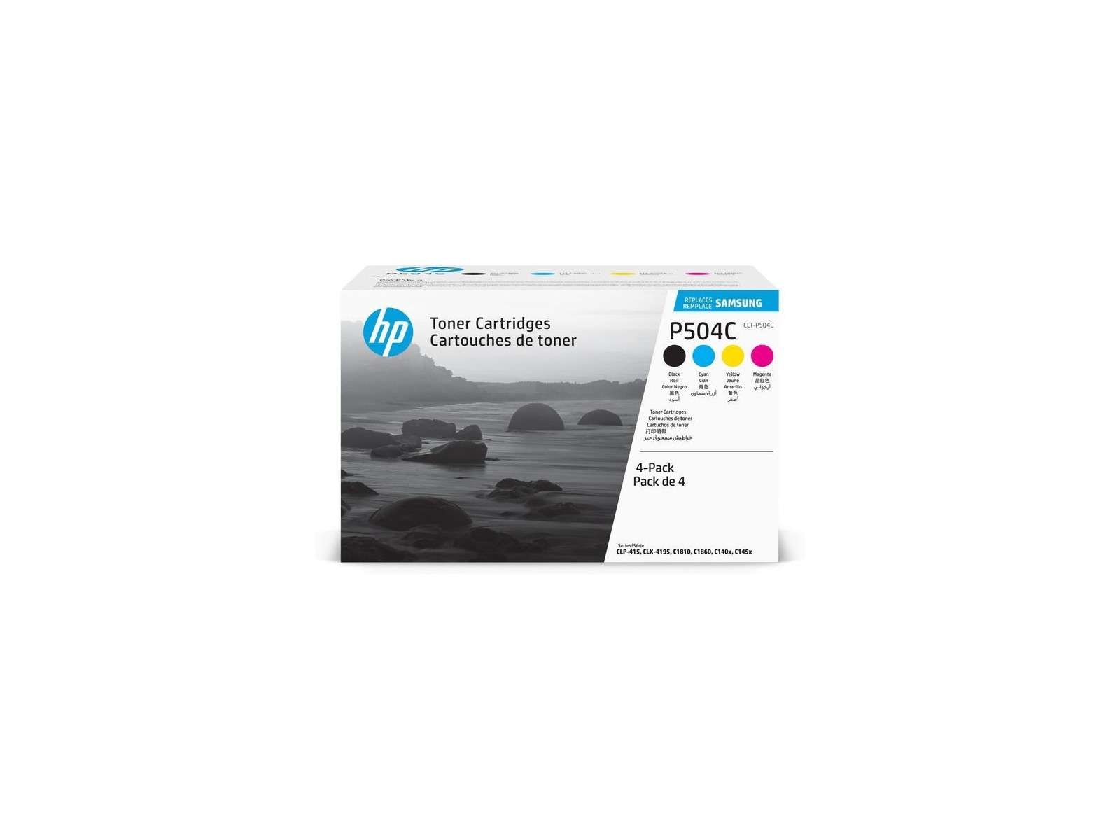 SU400A HP CLT-P504C 4-pack Black/Cyan/Magenta/Yellow Toner Cartridges SU400A HP CLT-P504C 4-pack Black/Cyan/Magenta/Yellow Toner Cartridges