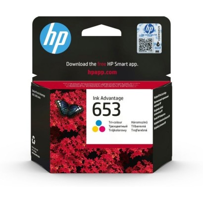 3YM74AEBHK HP 653 Tri-color Original Ink Advantage
