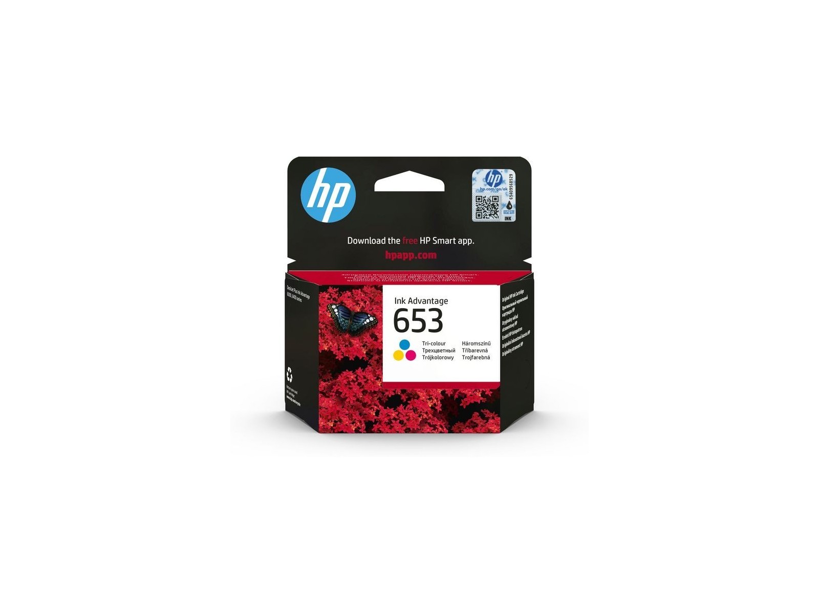 3YM74AEBHK HP 653 Tri-color Original Ink Advantage 3YM74AEBHK HP 653 Tri-color Original Ink Advantage