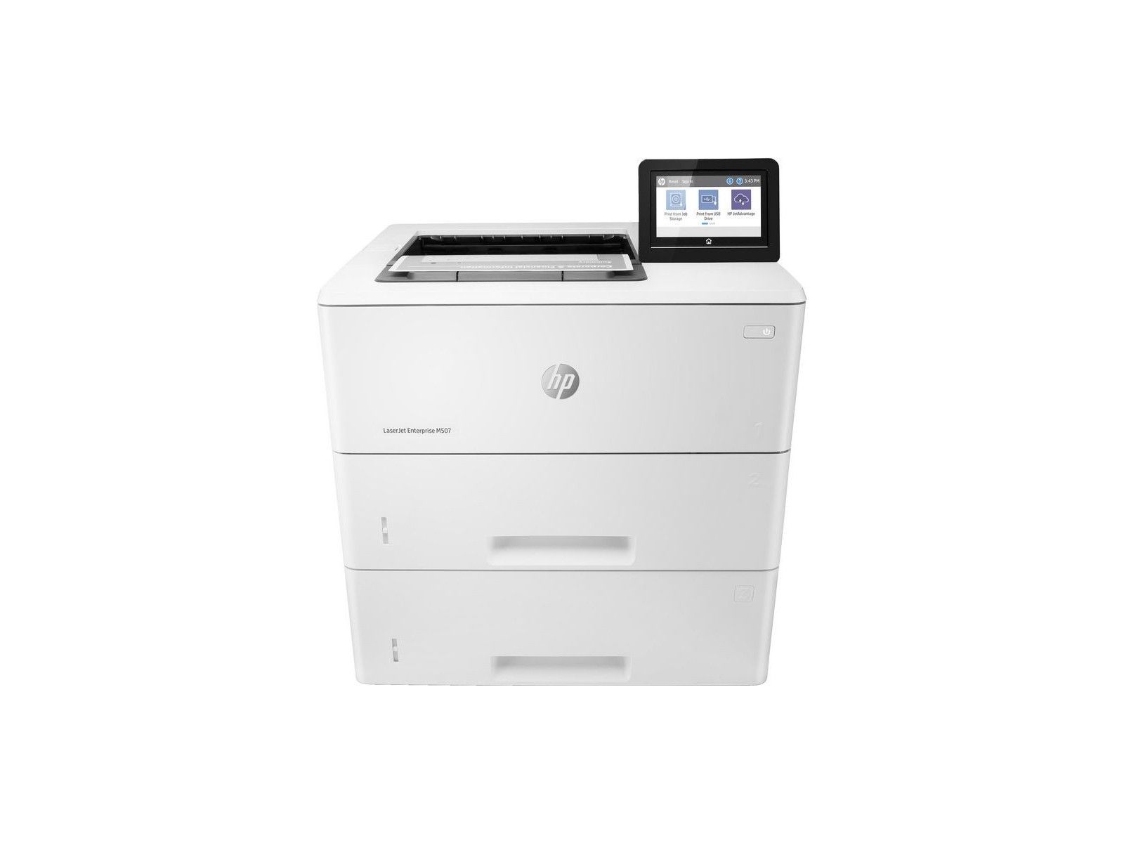1PV88AB19 HP LaserJet Enterprise M507x, Laser, 1200 x 1200dpi, 43ppm, A4, 1.2MHz, 512MB, USB, WiFi, CGD, 4.3? 1PV88AB19 HP LaserJet Enterprise M507x, Laser, 1200 x 1200dpi, 43ppm, A4, 1.2MHz, 512MB, USB, WiFi, CGD, 4.3?