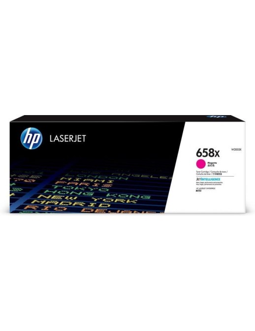 W2003X HP 658X High Yield Magenta Original LaserJet Toner Cartridge