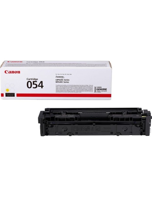 3021C002 Canon 054 Toner Cartridge, Yellow