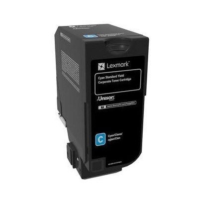 74C2SCE Lexmark Toner Corporate Cyan 7k