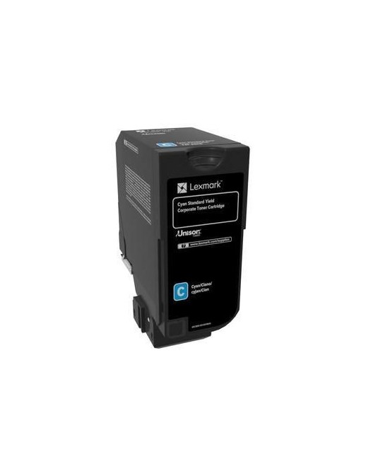 74C2SCE Lexmark Toner Corporate Cyan 7k
