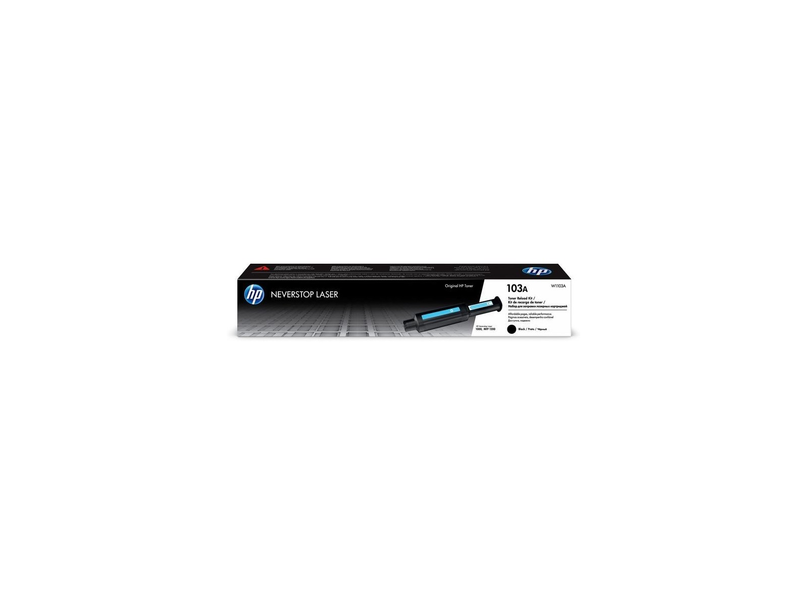 W1103A HP 103A Black Original Neverstop Laser Toner Reload Kit W1103A HP 103A Black Original Neverstop Laser Toner Reload Kit