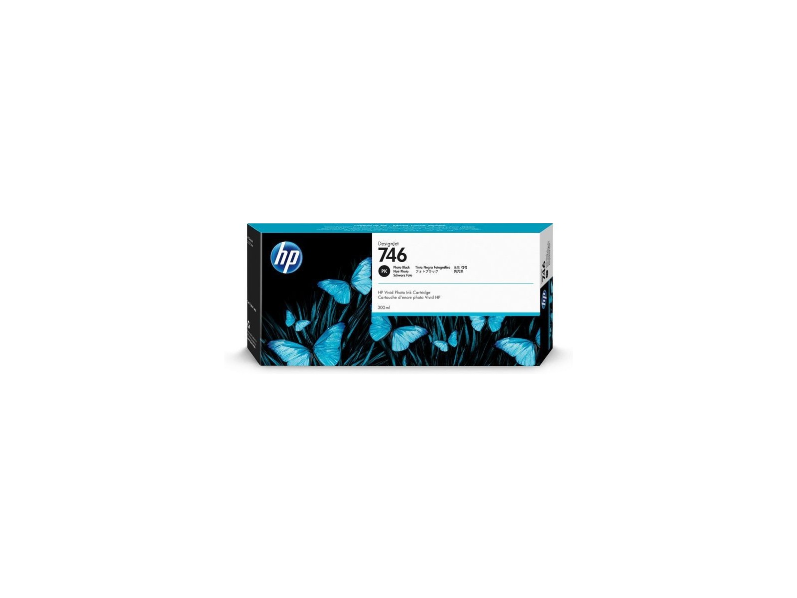 P2V82A HP 746 300-ml Photo Black DesignJet Ink Cartridge 826021 P2V82A HP 746 300-ml Photo Black DesignJet Ink Cartridge 826021