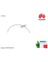 CACCFCHP10L Cavo Antenna Coassiale Coaxial Flex Cable HUAWEI P10 Lite [10,5 Cm]