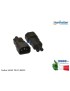 IADAP PW-C14MC5F Adattatore Alimentazione da IEC C14 Maschio a C5 Femmina IEC-320-C14 IEC 320 C14 IEC-320-C5 IEC 320 C5 (NERO)